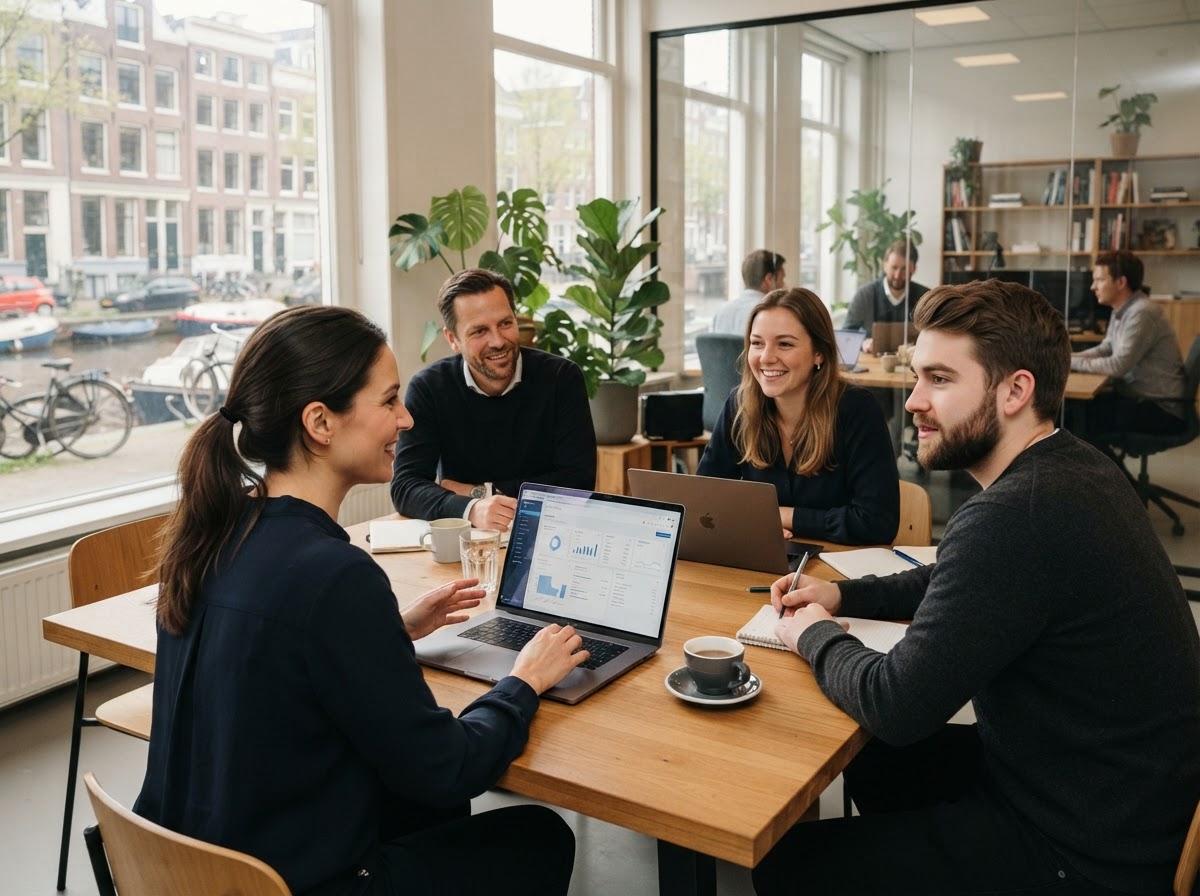 Zrukliveno teamomgeving waar data-analyse en risicomodellen worden ontwikkeld